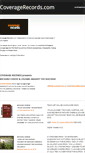 Mobile Screenshot of coveragerecords.com
